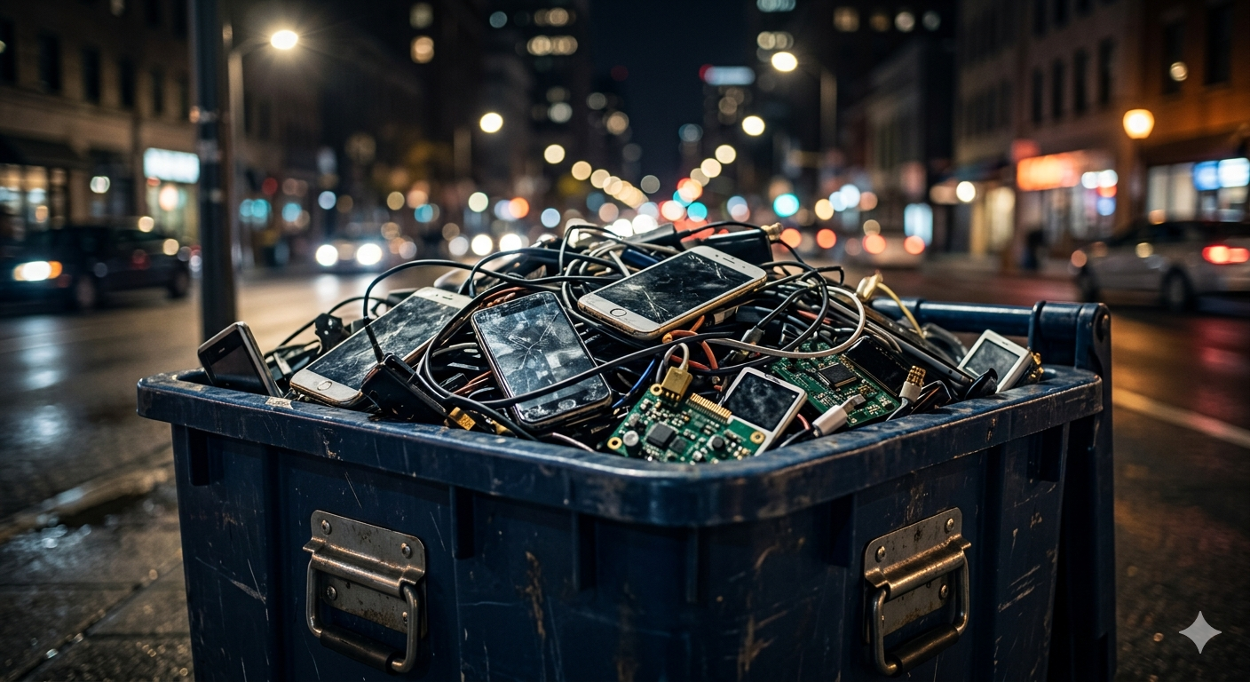 E-Waste Collection by Tharwah in Qatar — doorstep pickup booked through the app