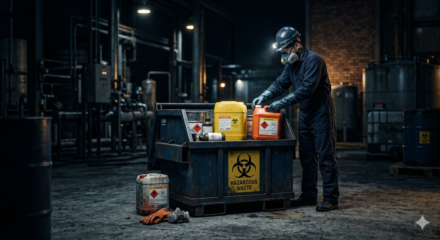 Hazardous Waste Collection by Tharwah in Qatar — doorstep pickup booked through the app